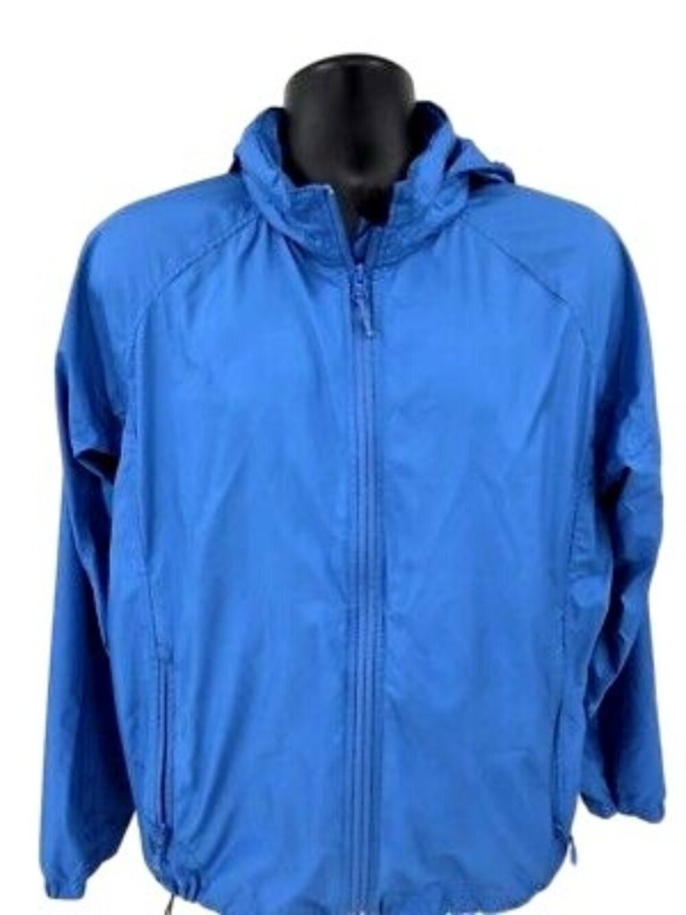 L.L. Bean Mens Blue Nylon Windbreaker Jacket XL Waterproof Lightweight Outdoor